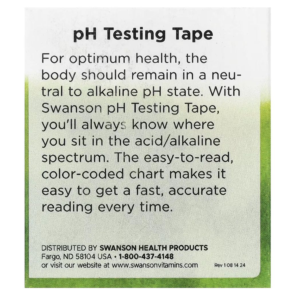 Swanson PH Testing Tape 