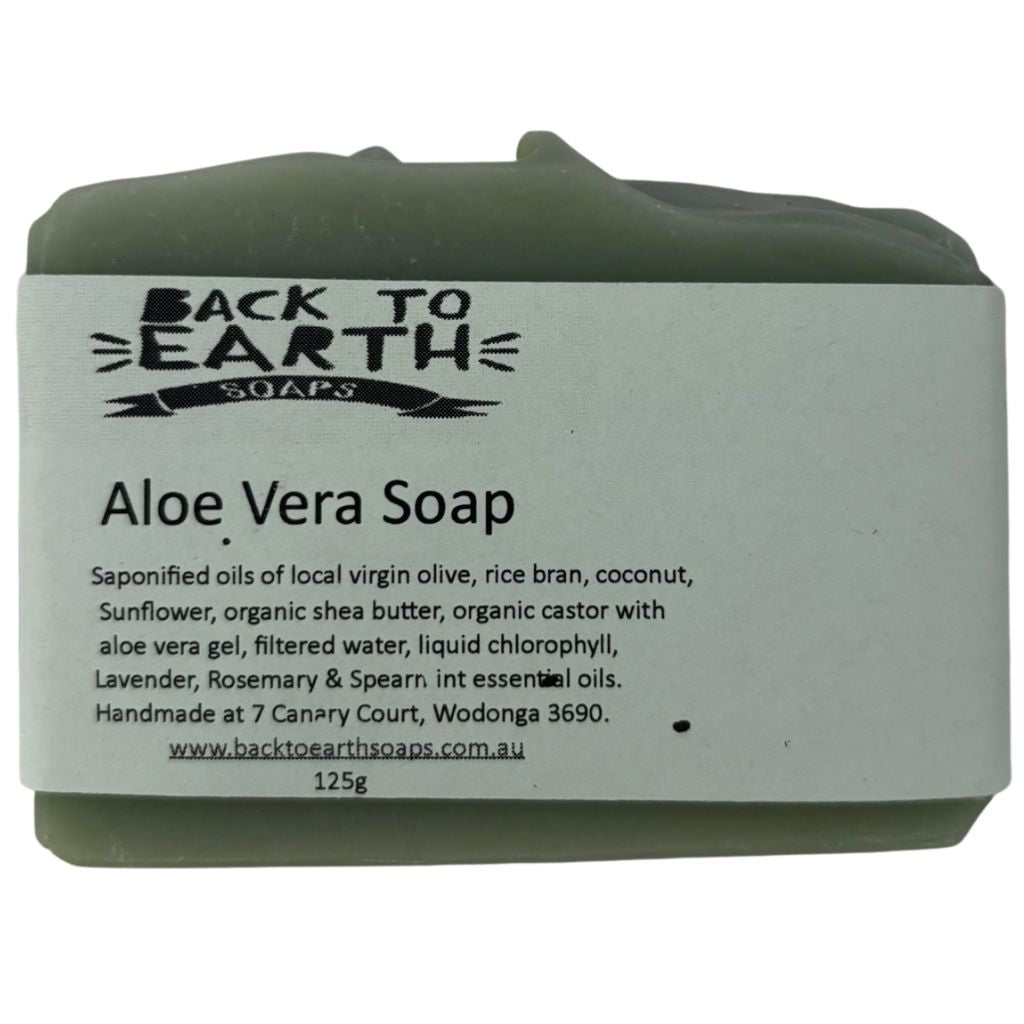 Back To Earth Soaps Aloe Vera Soap 125g