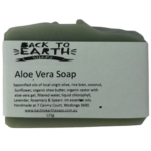 Back To Earth Soaps Aloe Vera Soap 125g