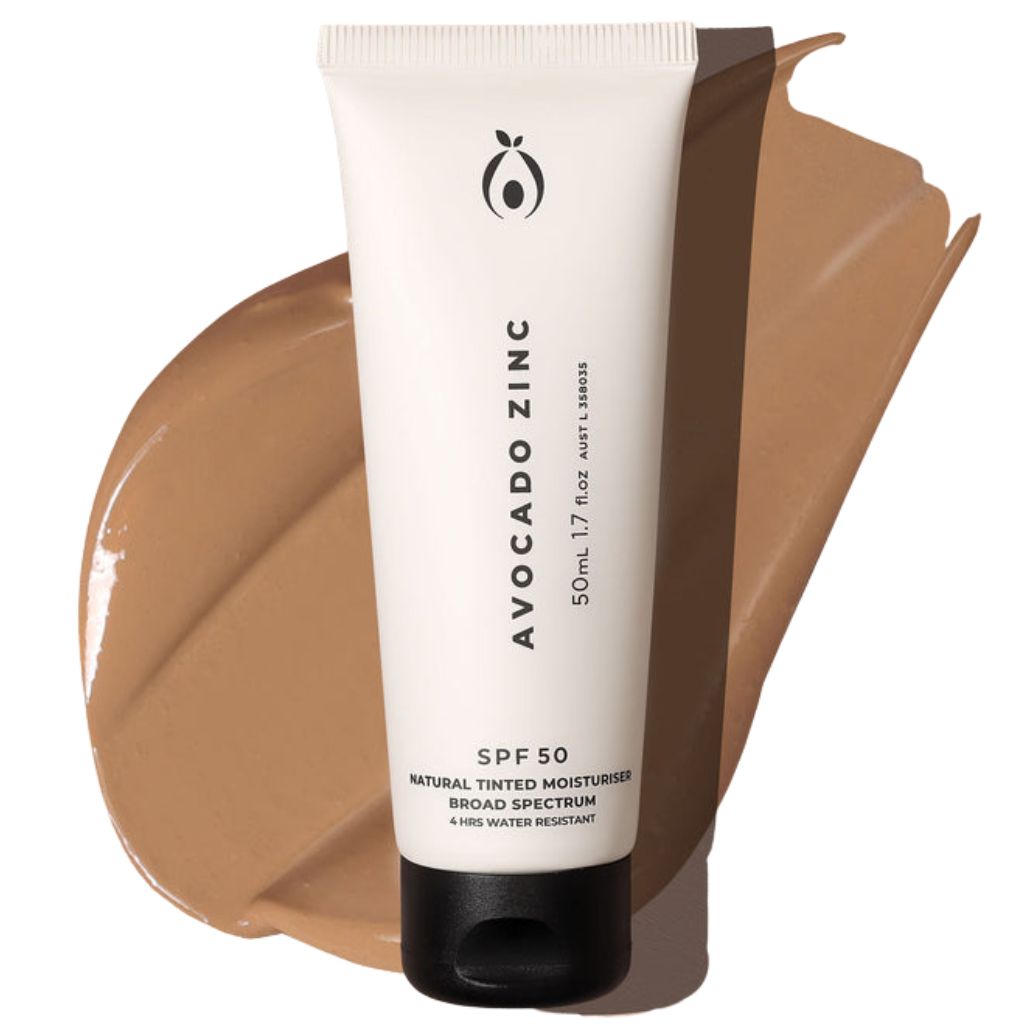 Avocado Zinc SPF 50 Natural Tinted Moisturizer [CO:Medium-Dark]