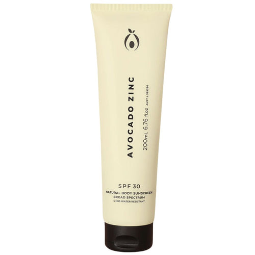 Avocado Zinc SPF 30 Natural Body Sunscreen 200ml