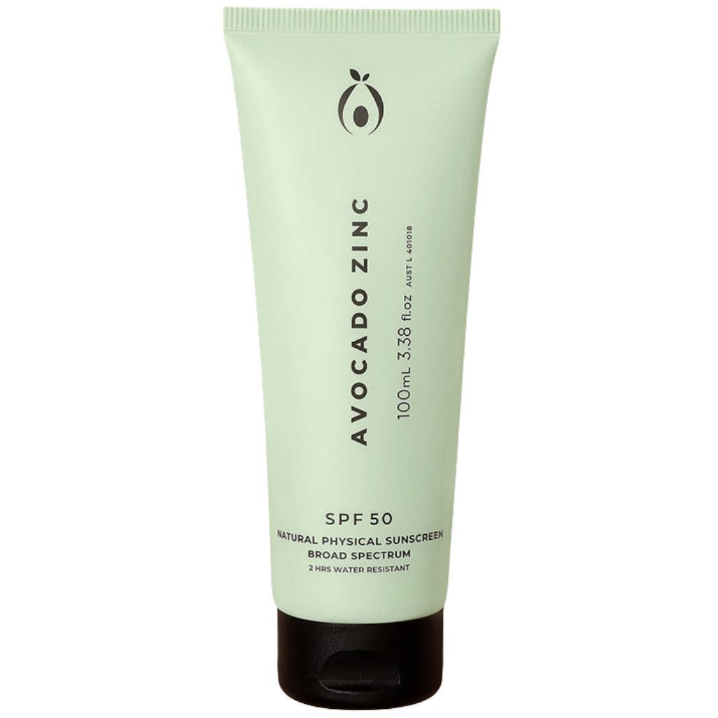 Avocado Zinc SPF 50 Natural Physical Sunscreen 100ml