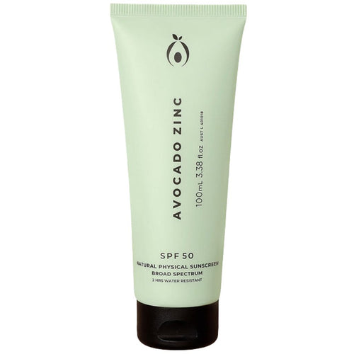Avocado Zinc SPF 50 Natural Physical Sunscreen 100ml