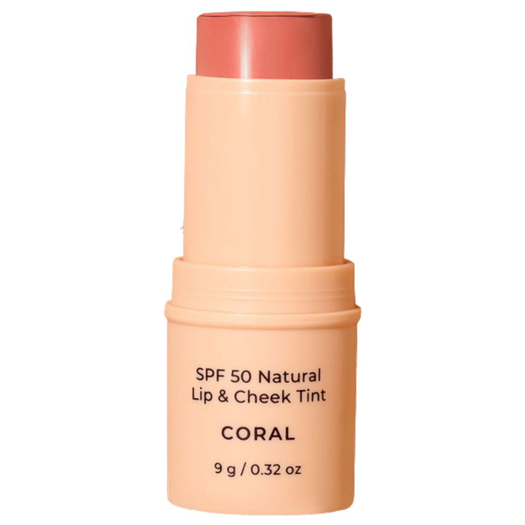 Avocado Zinc SPF 50 Natural Lip & Cheek Tint [CO:Coral]