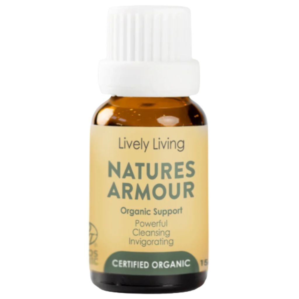 Lively Living Natures Armour Certified Organic Essential Oil 15ml