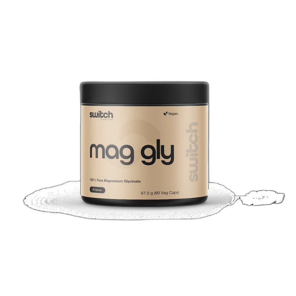Switch Nutrition Mag Gly 100% Pure Magnesium Glycinate 90 Caps