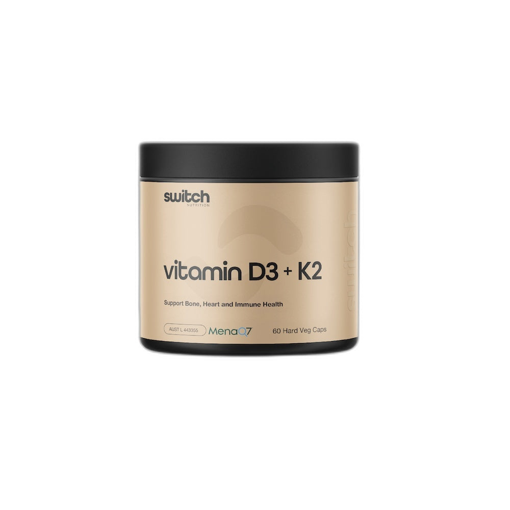 Switch Nutrition Vitamin D3 + K2 60 Caps