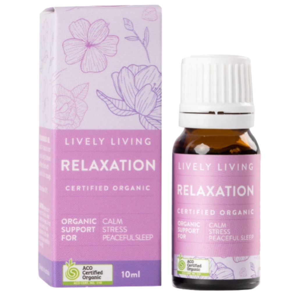 Lively Living Relaxation Certified Organic Essential Oil 10ml