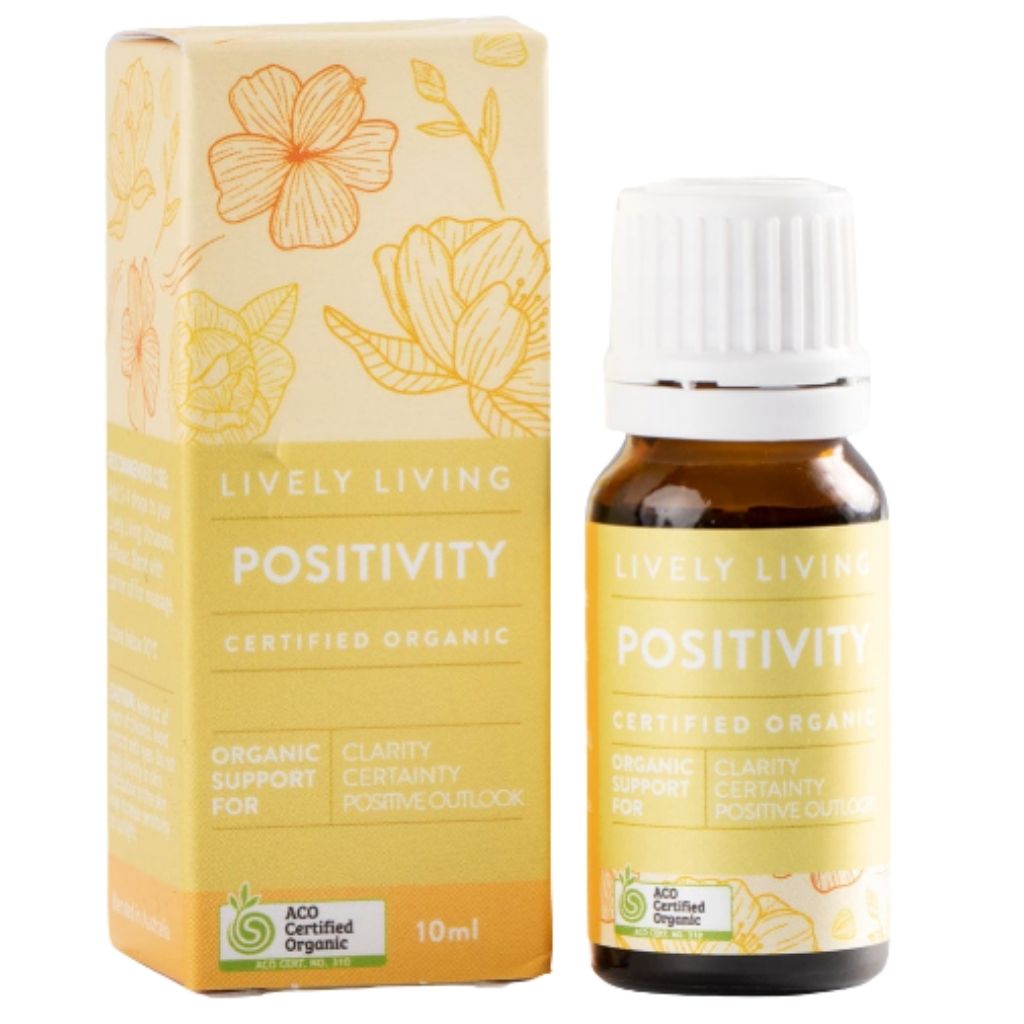 Lively Living Positivity Certified Organic Essential Oil 10ml