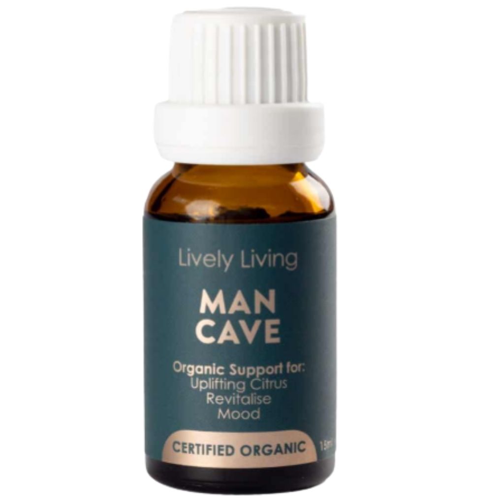 Lively Living Man Cave Certified Organic Essential Oil 15ml