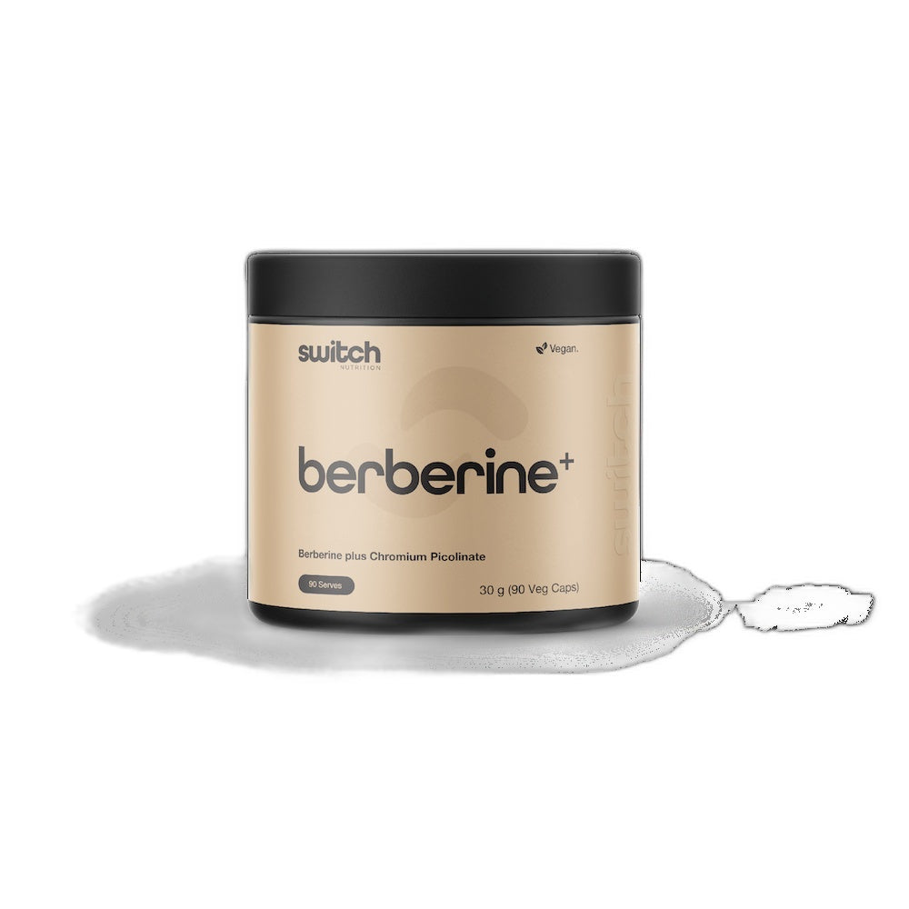 Switch Nutrition Berberine+ Plus Chromium Picolinate 90 Caps