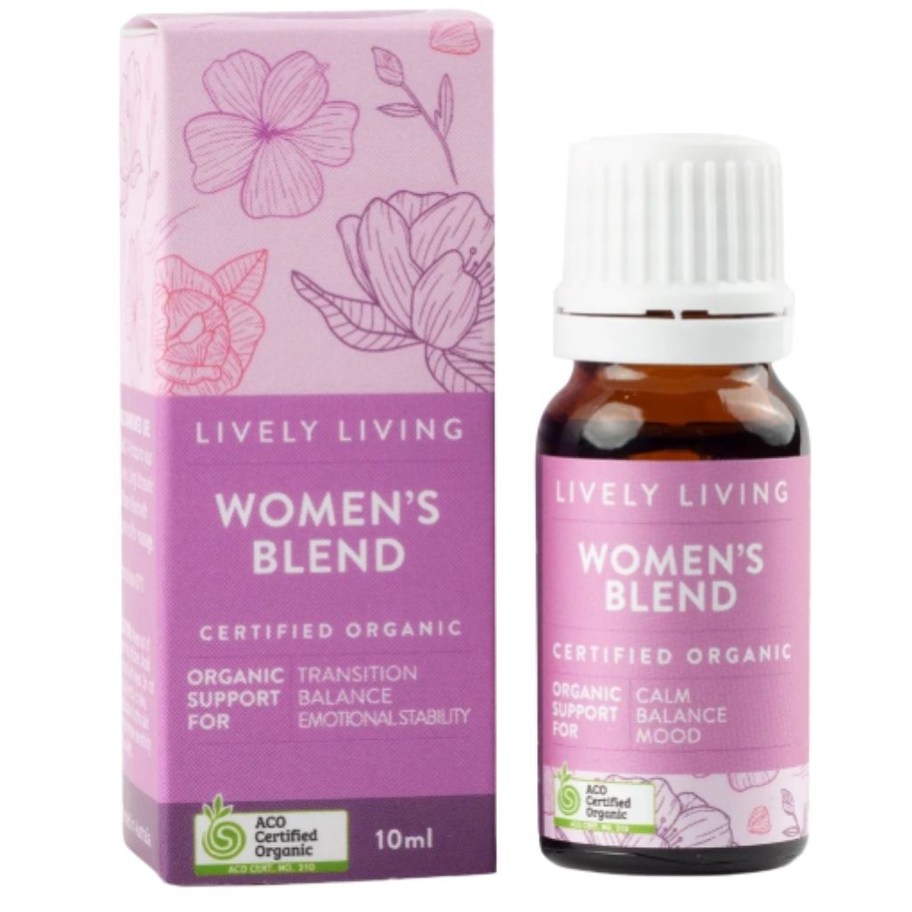 Lively Living Women's Blend Certified Organic Essential Oil 10ml