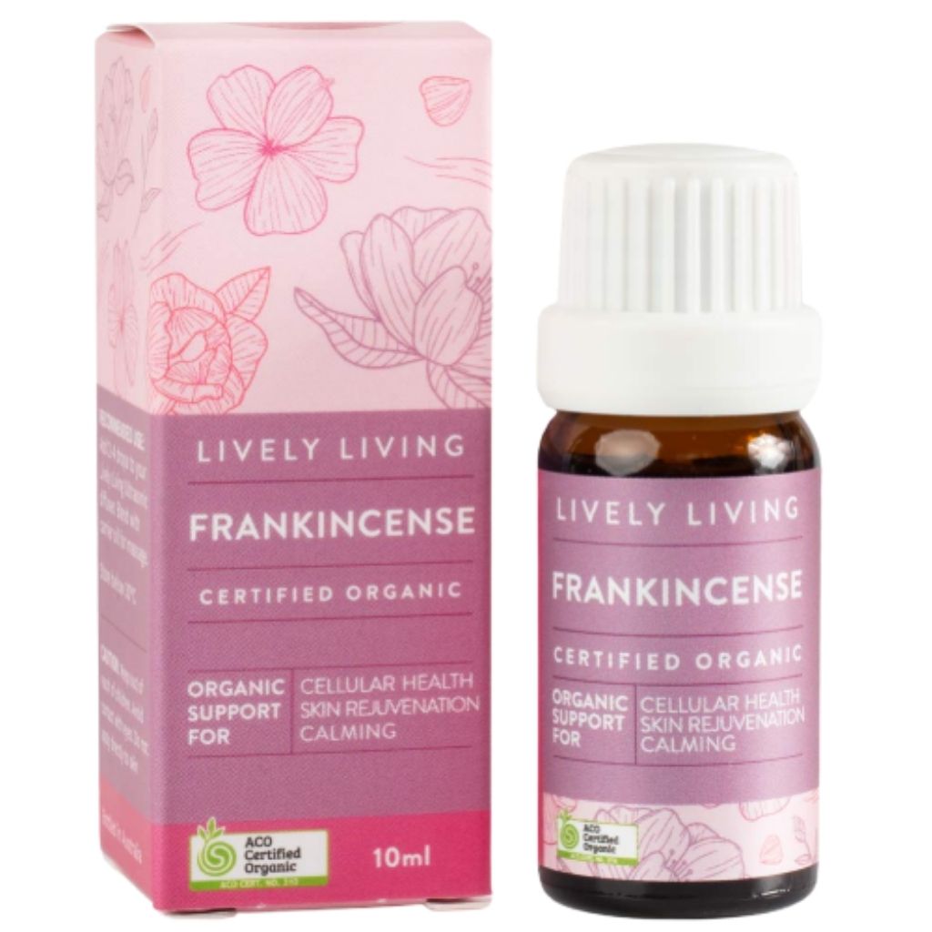 Lively Living Frankincense Certified Organic Essential Oil 10ml