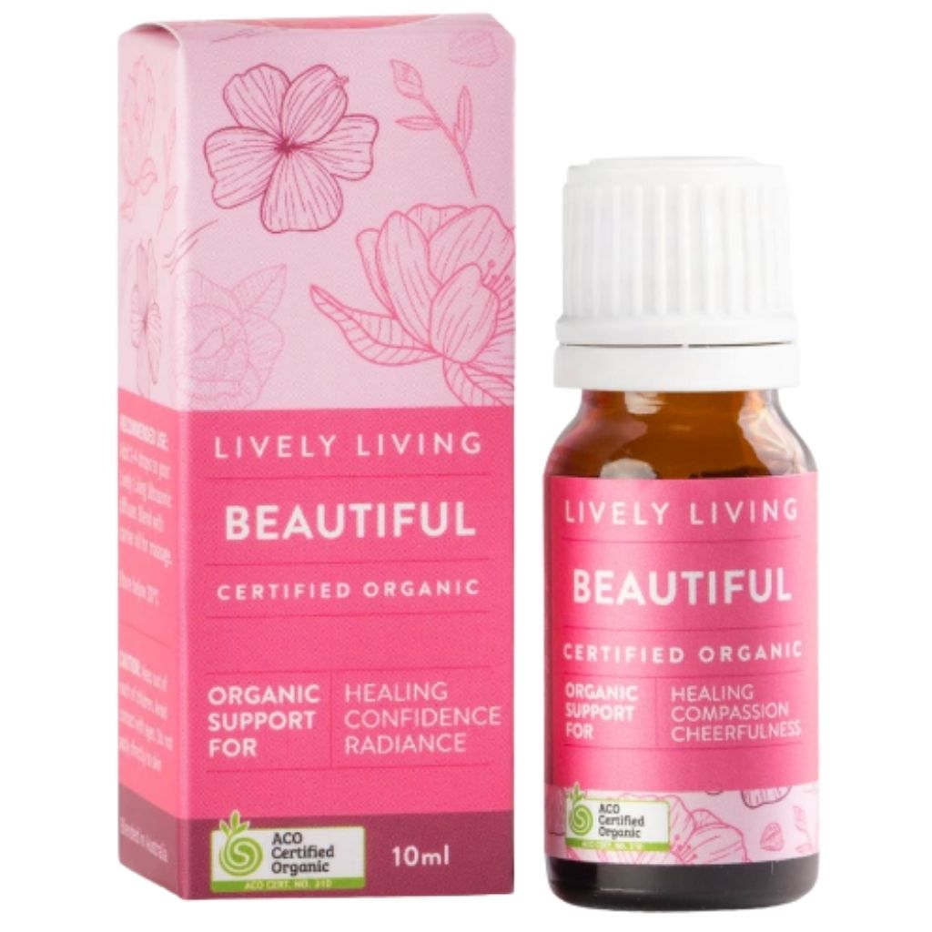 Lively Living Beautiful Certified Organic Essential Oil Blend 10ml