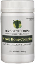Best of the Bone Whole Bone Complex Natural Calcium & Collagen 120c