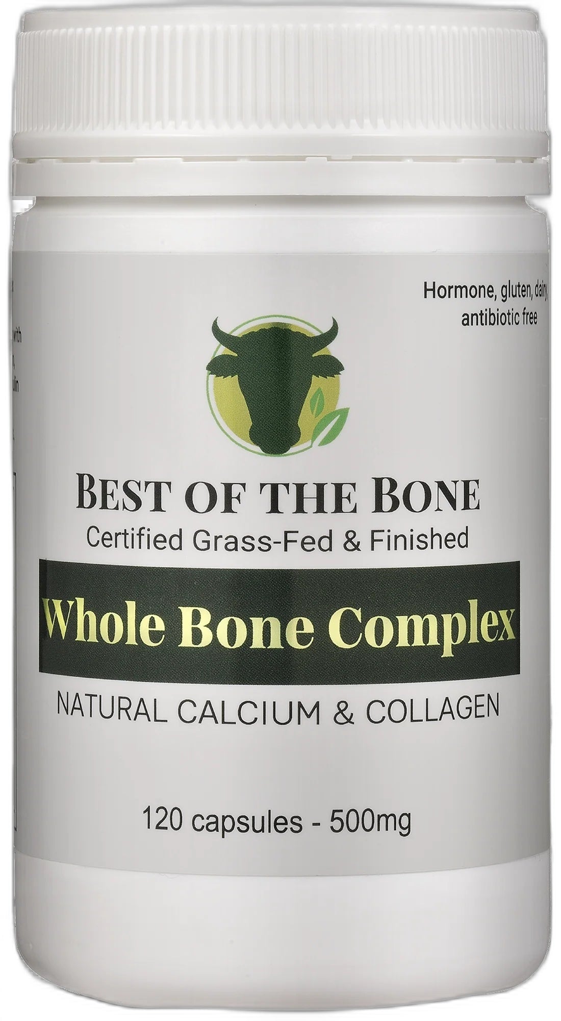 Best of the Bone Whole Bone Complex Natural Calcium & Collagen 120c