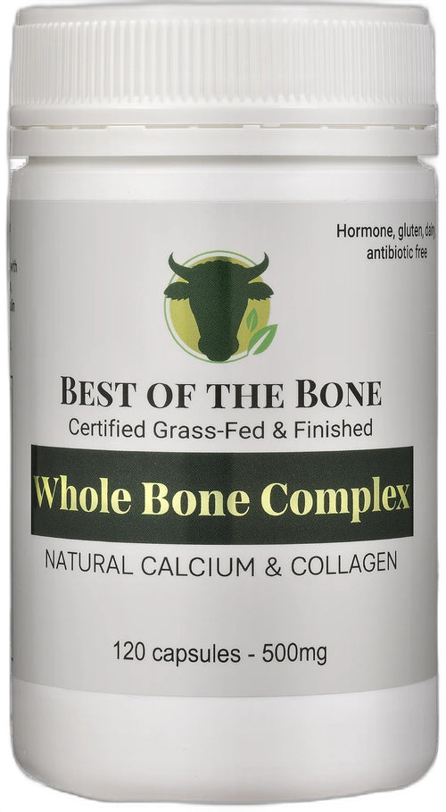 Best of the Bone Whole Bone Complex Natural Calcium & Collagen 120c