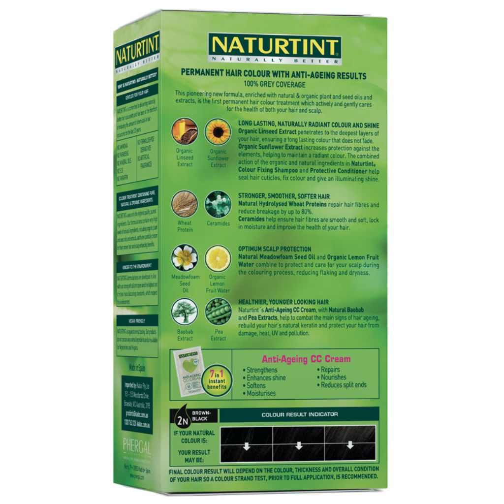 NaturTint Brown Black 2N 170ml