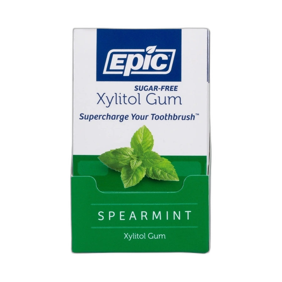 Epic Xylitol Chewing Gum Spearmint 12pcs