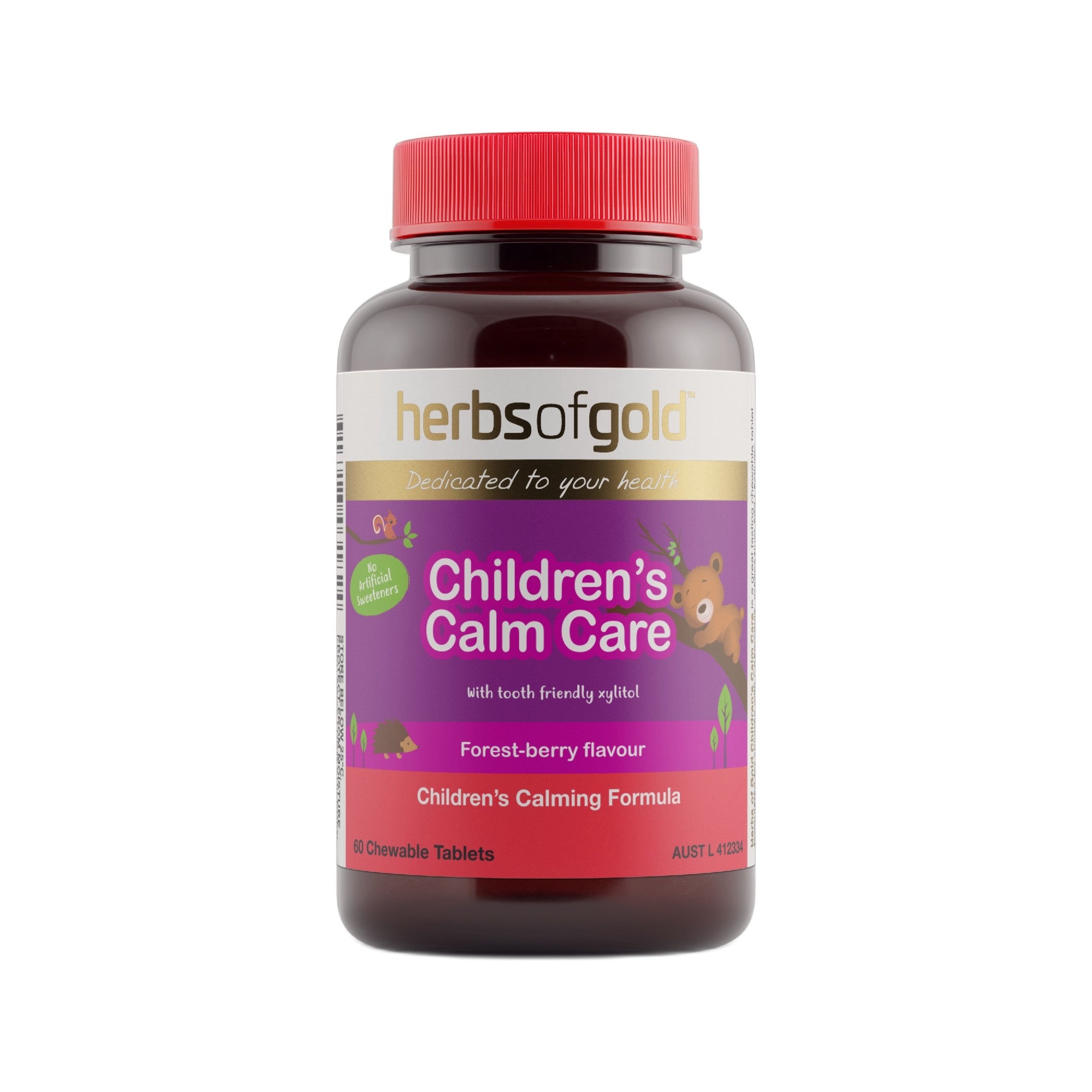 Herbs of Gold Children's Calm Care (chewable) 60T