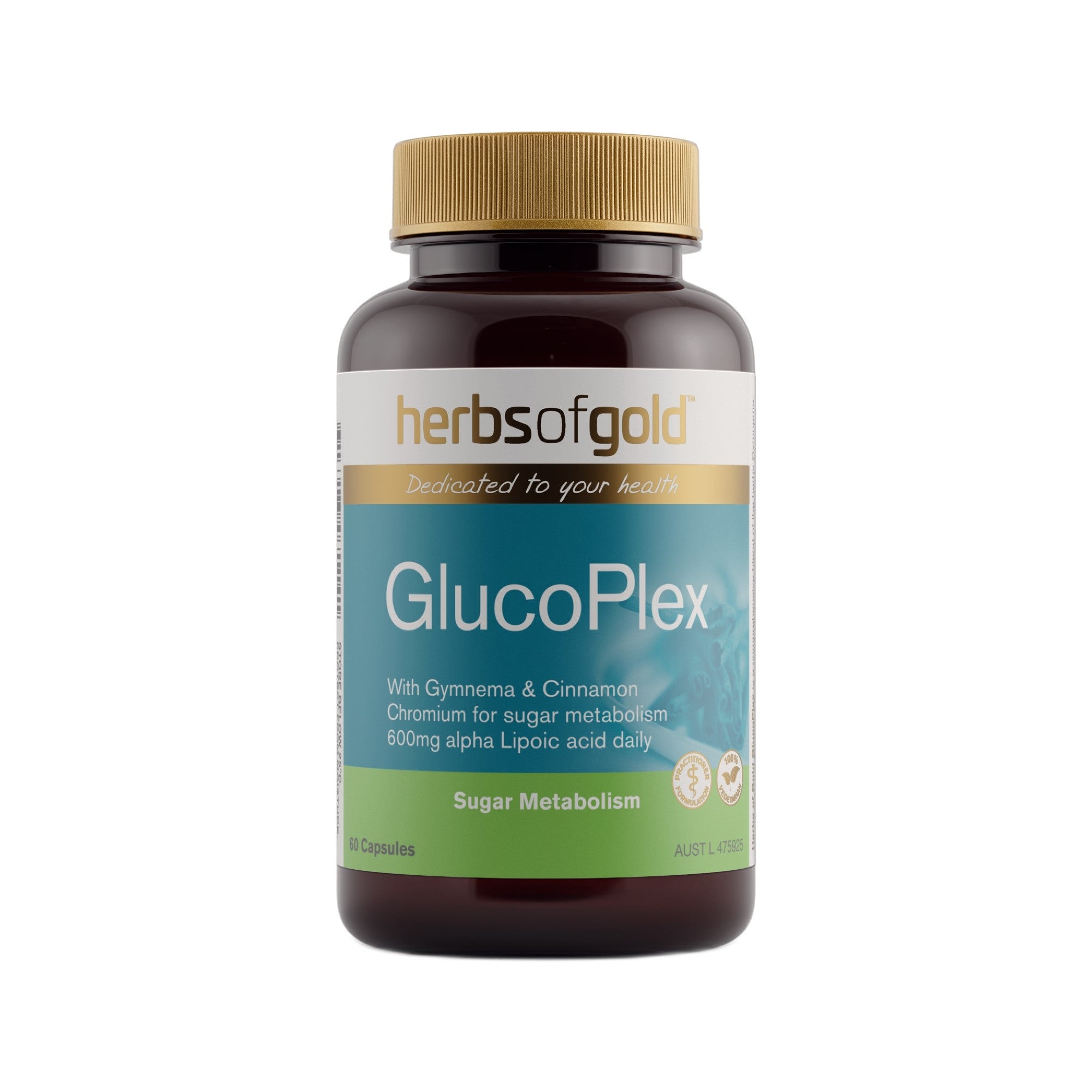 Herbs of Gold GlucoPlex 60VC