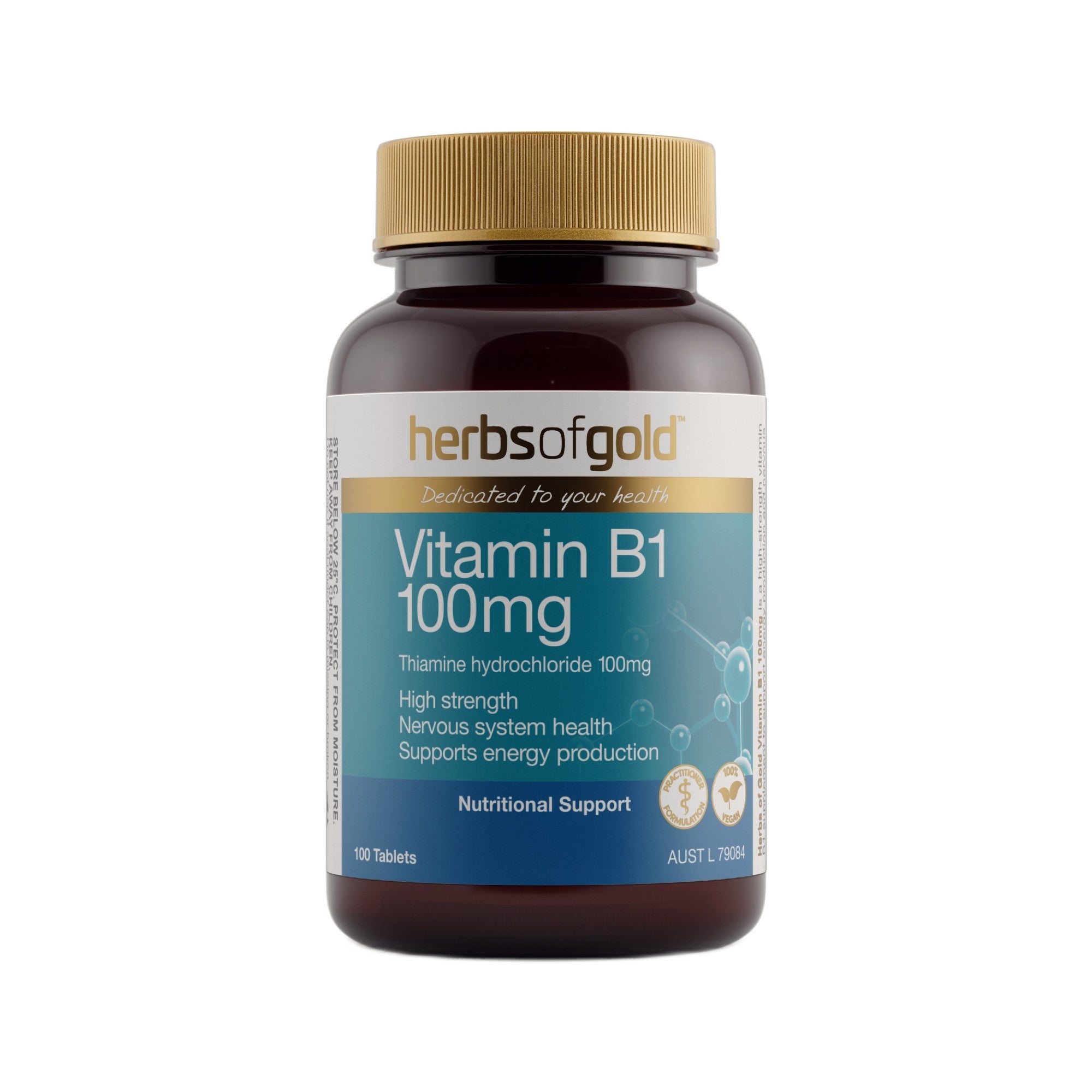 Herbs of Gold Vitamin B1 100mg 100T