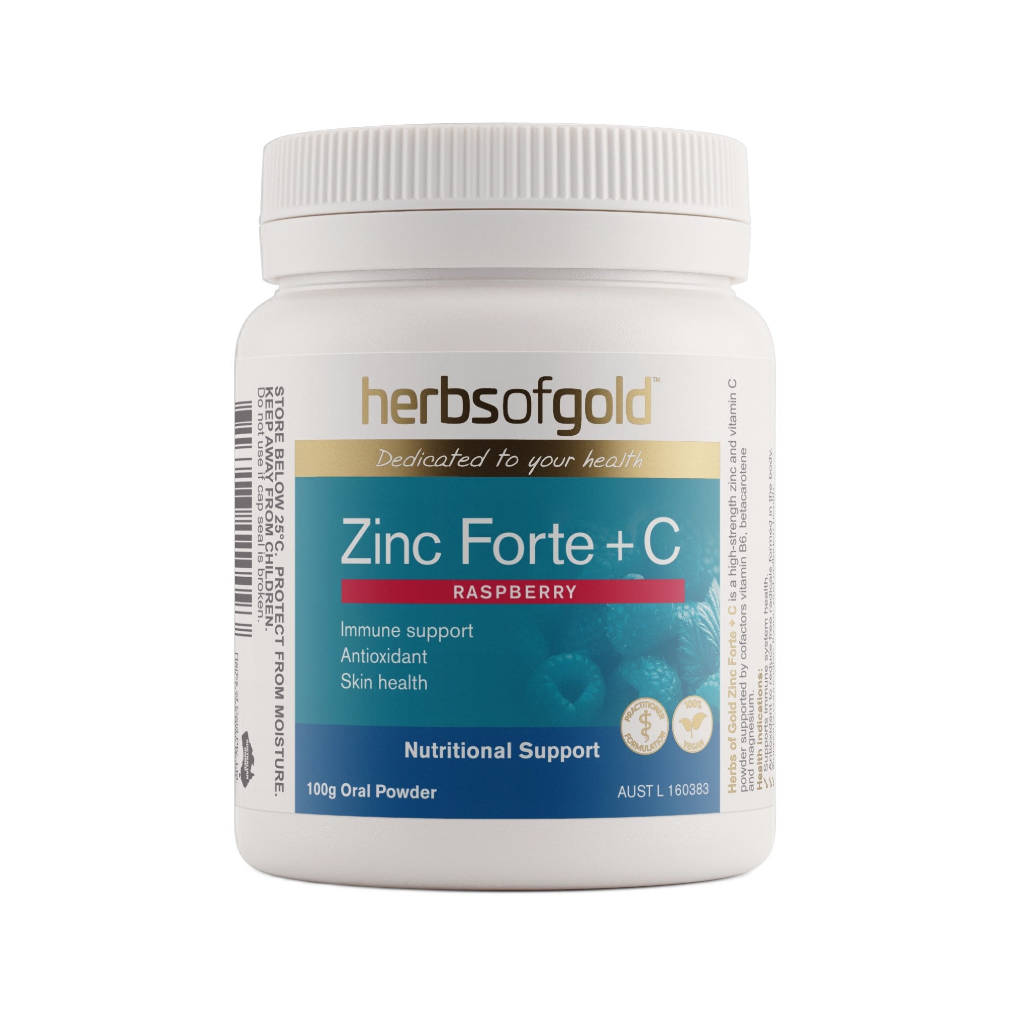 Herbs of Gold Zinc Forte + C 100g