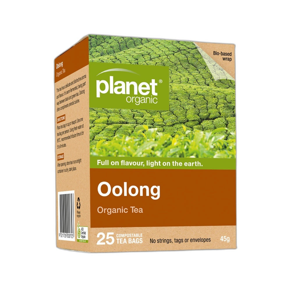 Planet Organic Oolong Herbal Tea Bags 25pk
