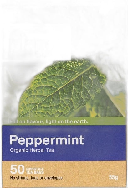 Planet Organic Peppermint Herbal Tea Bags 50pk