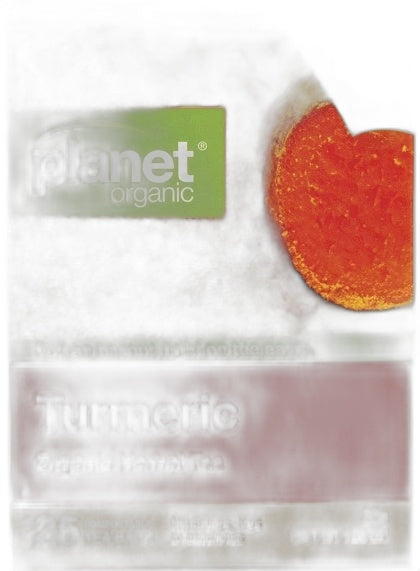Planet Organic Turmeric Herbal Tea Bags 25pk
