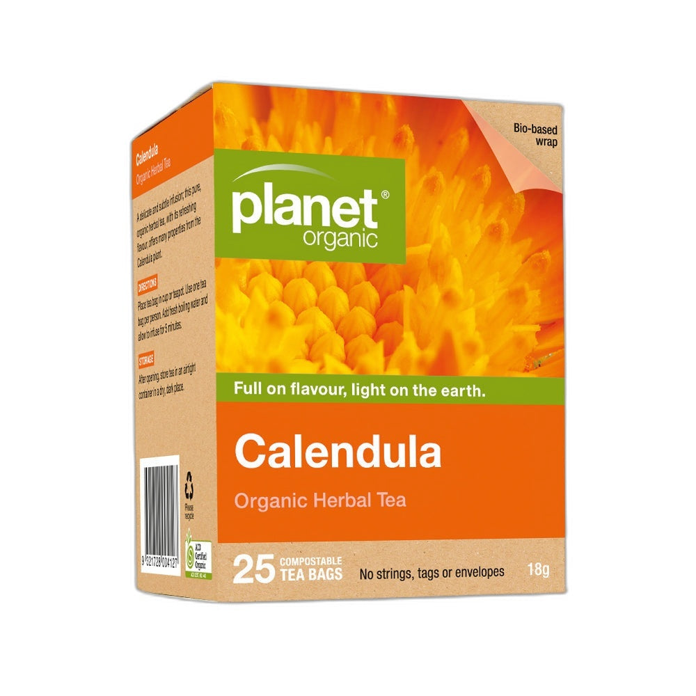 Planet Organic Calendula Herbal Tea Bags 25pk