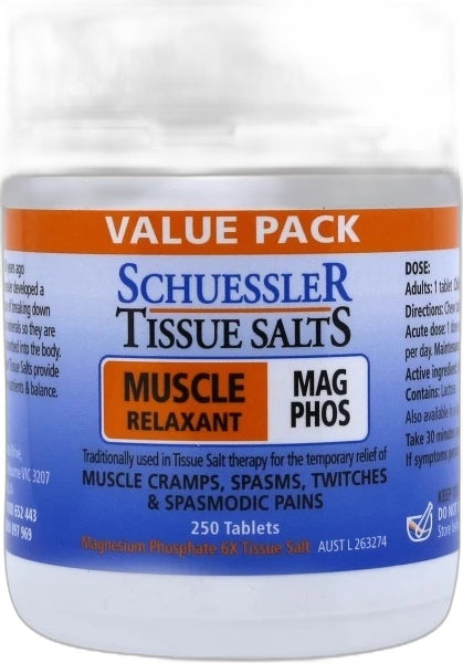 Martin Pleasance Tissue Salts Mag Phos (Muscle Relax) 250T