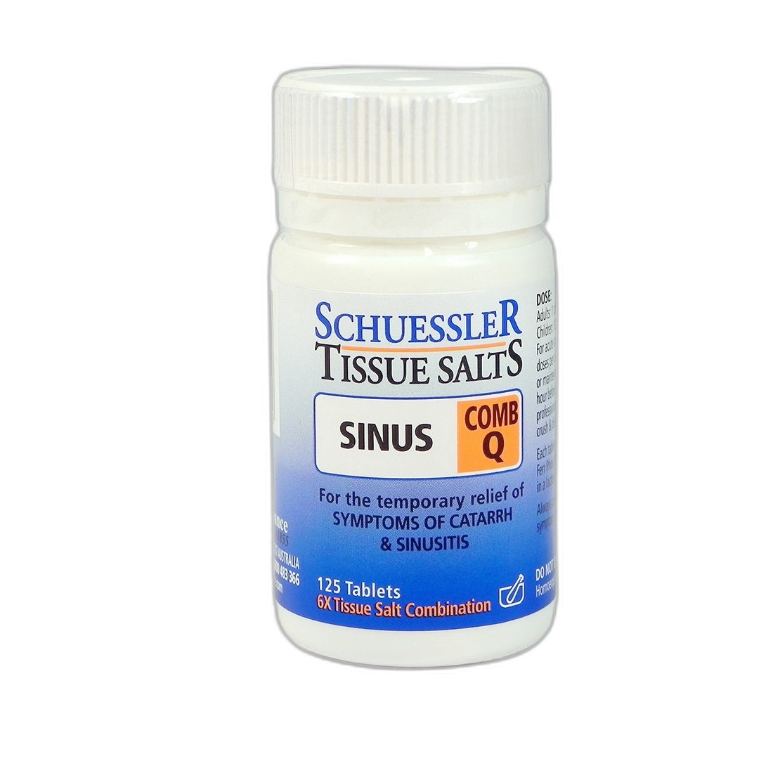 Martin Pleasance Tissue Salts COMB Q (Sinus) 125T
