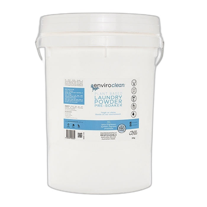 EnviroClean Plant Based Laundry Powder Pre-Soaker 20kg