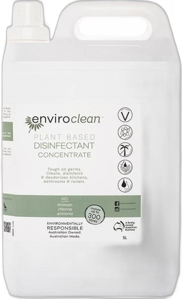 EnviroClean Plant Based Disinfectant Concentrate 5L