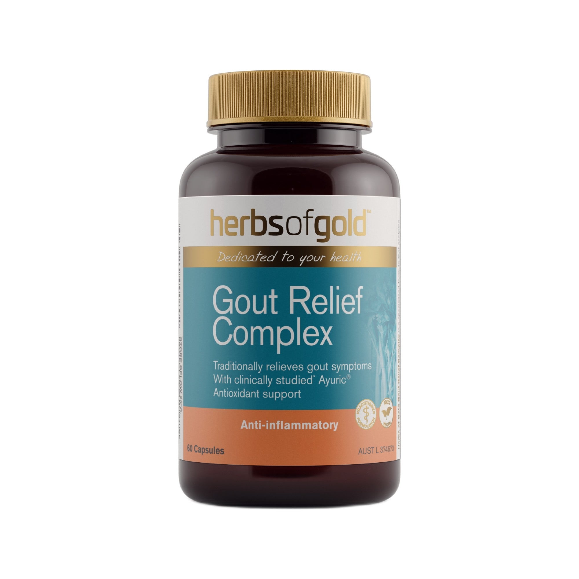 Herbs of Gold Gout Relief Complex 60VC