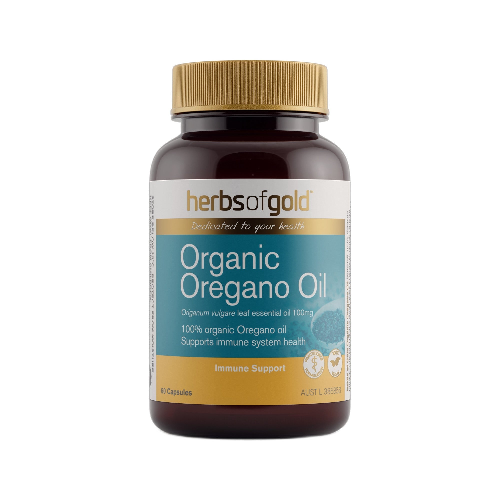Herbs of Gold Organic Oregano Oil 60VC