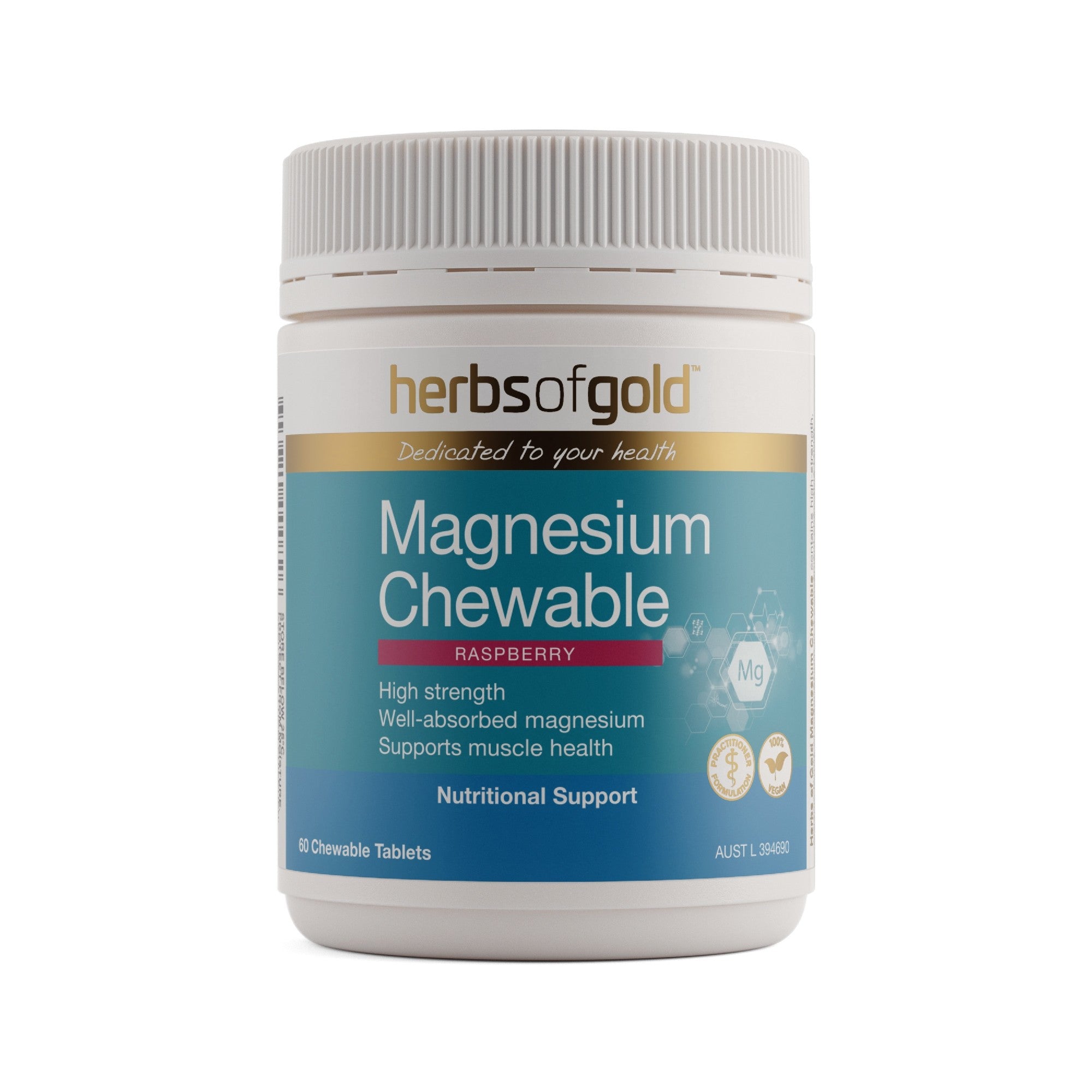Herbs of Gold Magnesium Chewable 60T