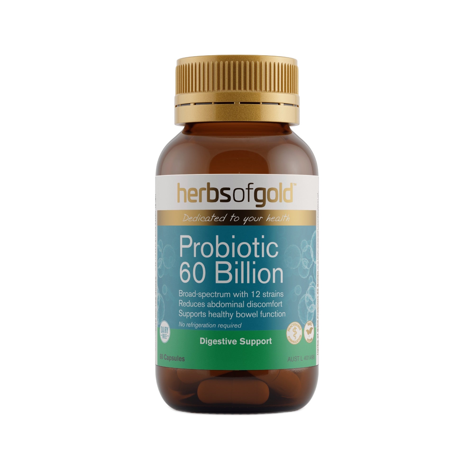 Herbs of Gold Probiotic 60 Billion 30VC
