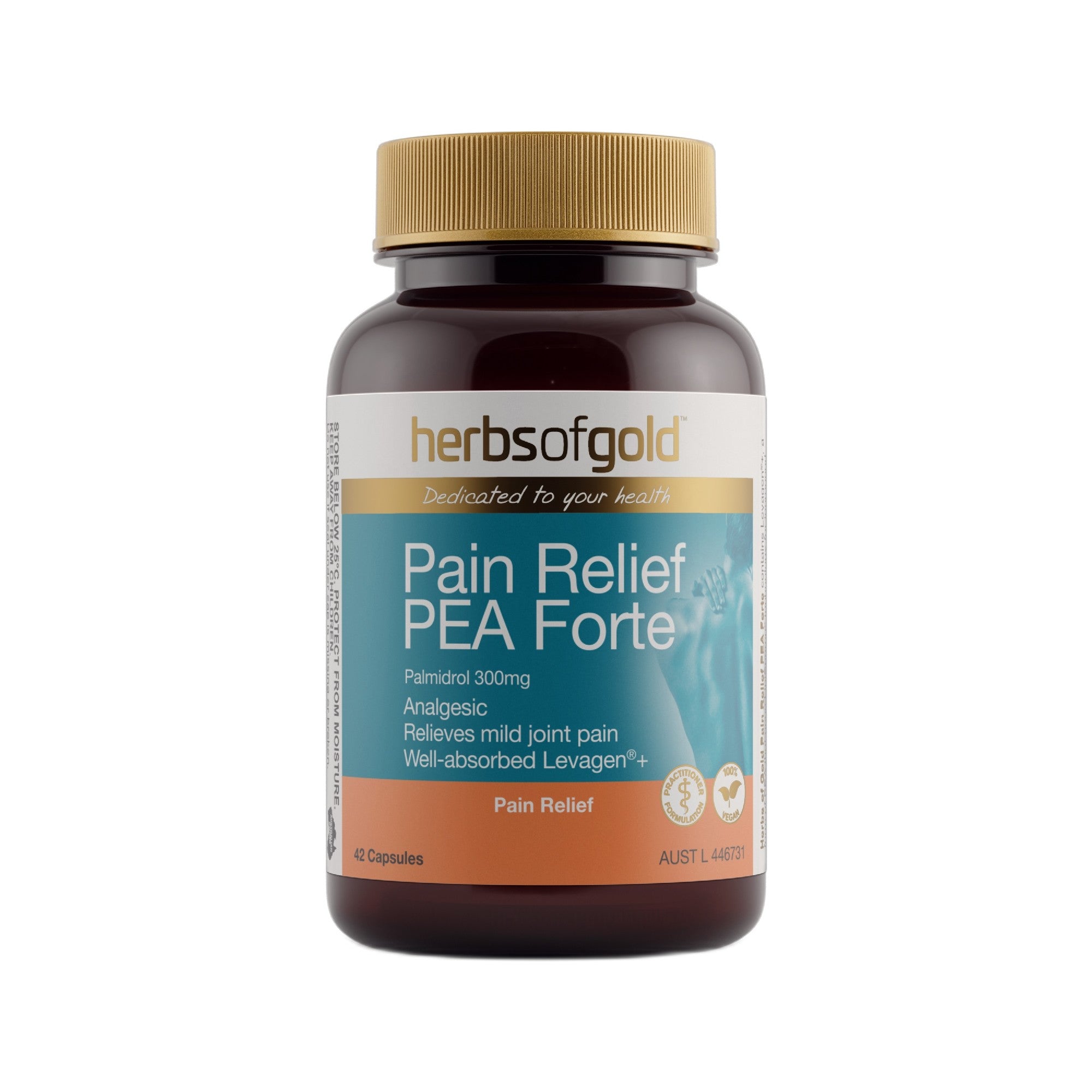Herbs of Gold Pain Relief PEA Forte 42VC