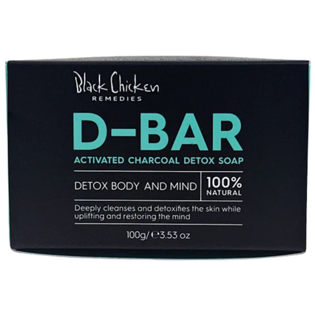 Black Chicken Remedies D-Bar Activated Charcoal Detox Soap