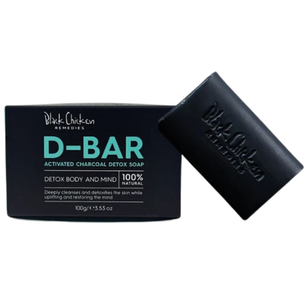 Black Chicken Remedies D-Bar Activated Charcoal Detox Soap