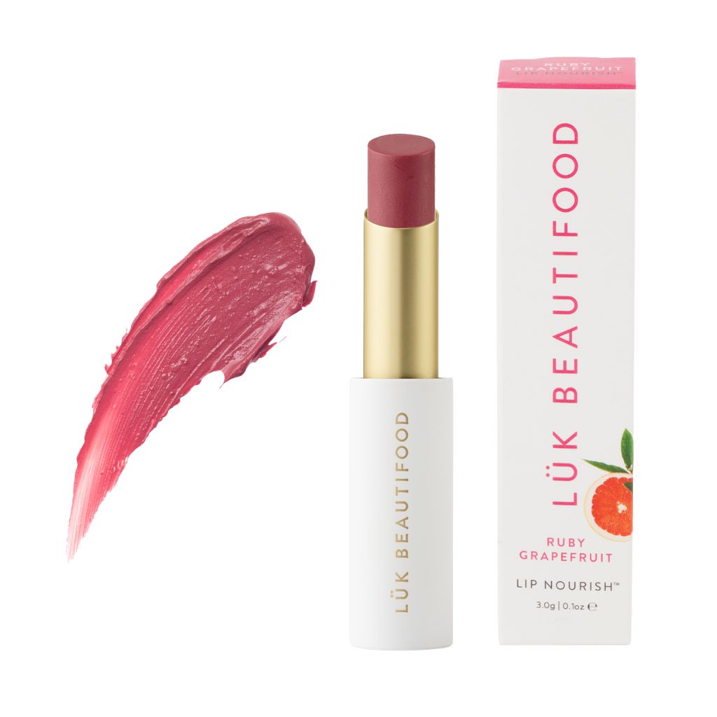 Luk Beautifood Lip Nourish Sheer Lipstick 3G [CO:Ruby Grapefruit]