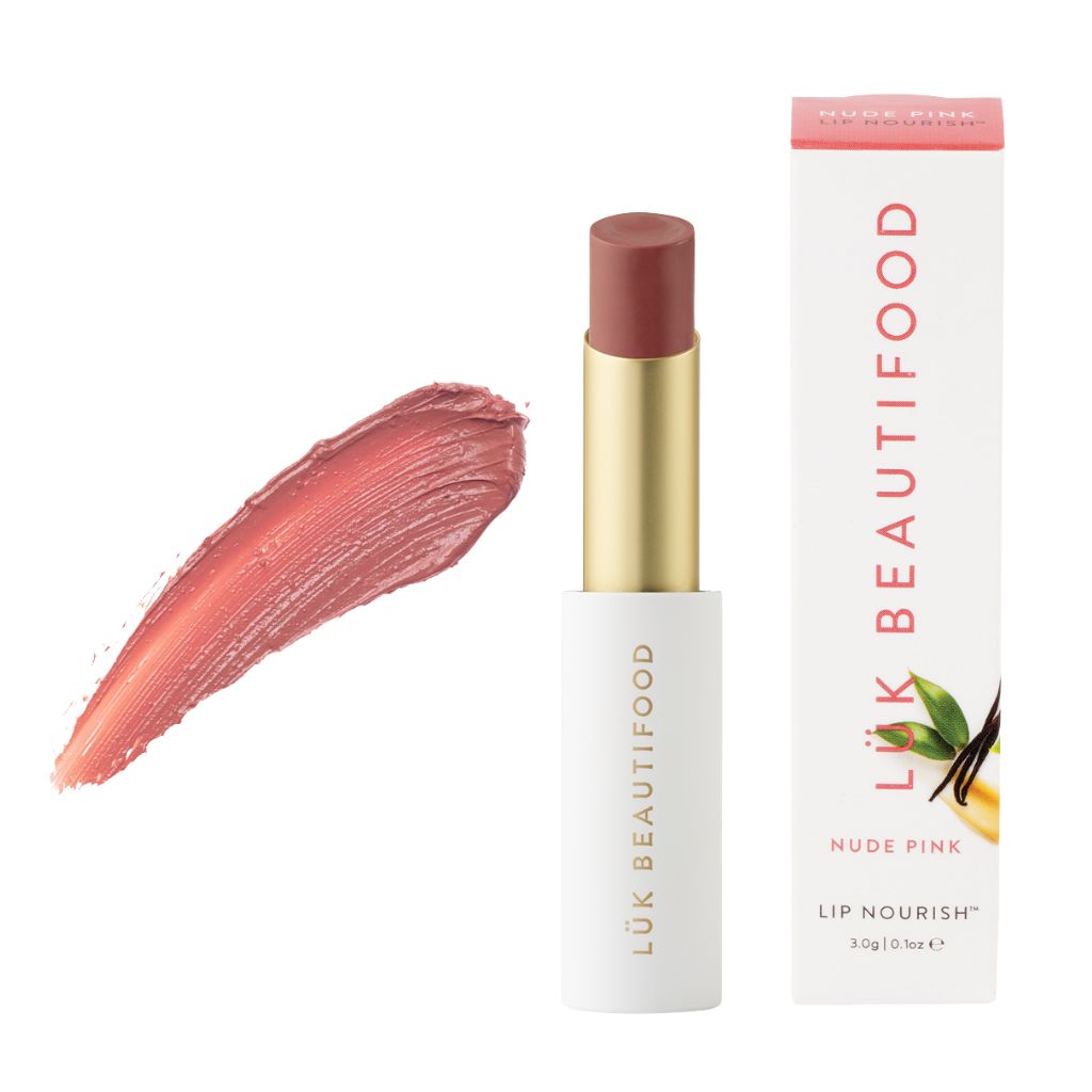 Luk Beautifood Lip Nourish Sheer Lipstick 3G [CO:Nude Pink]
