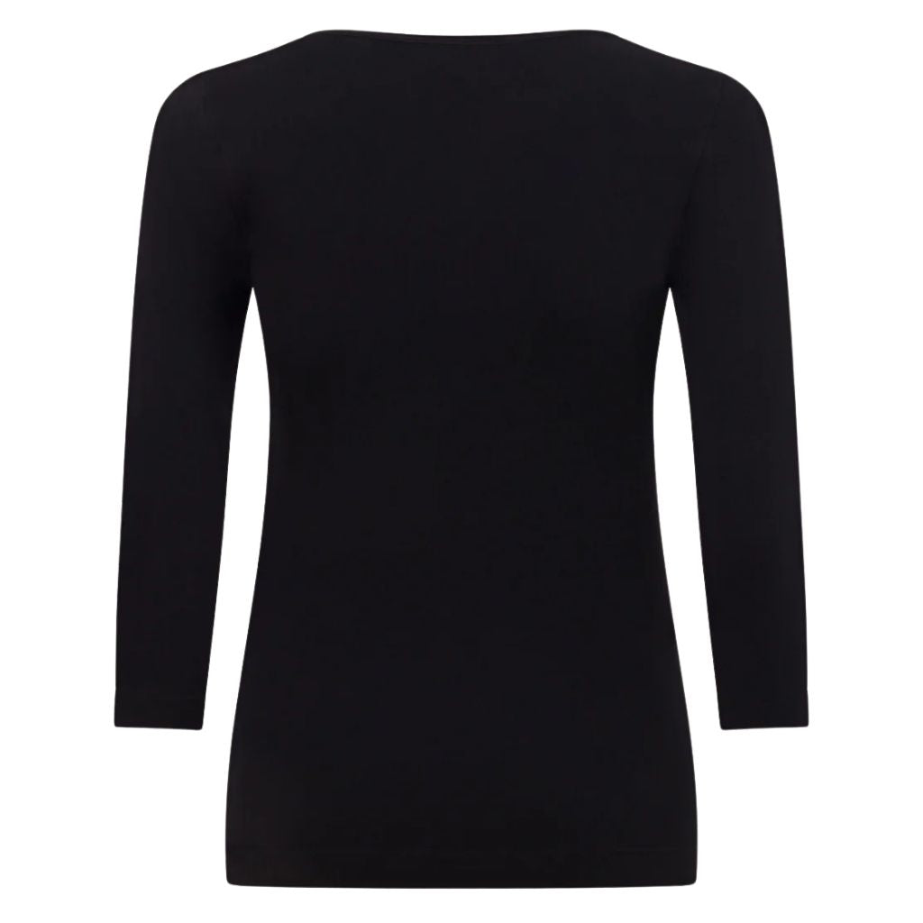 Boody Base Layer 3/4 Sleeve Top Black [SZ:Medium]