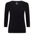 Boody Base Layer 3/4 Sleeve Top Black [SZ:Small]