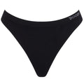 Boody G-String in Bamboo Seamfree Fabric Black [SZ:Large]