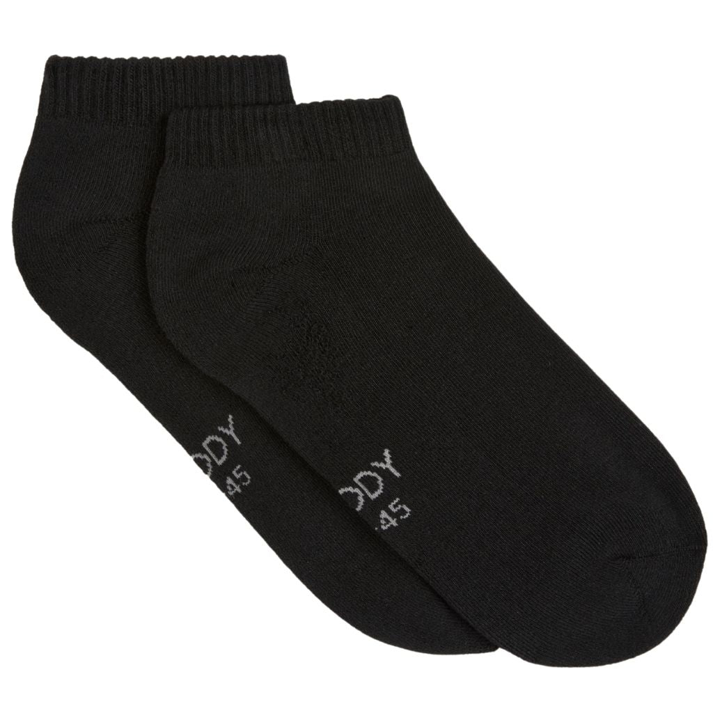 Boody Cushioned Ankle Socks Black S 34-40