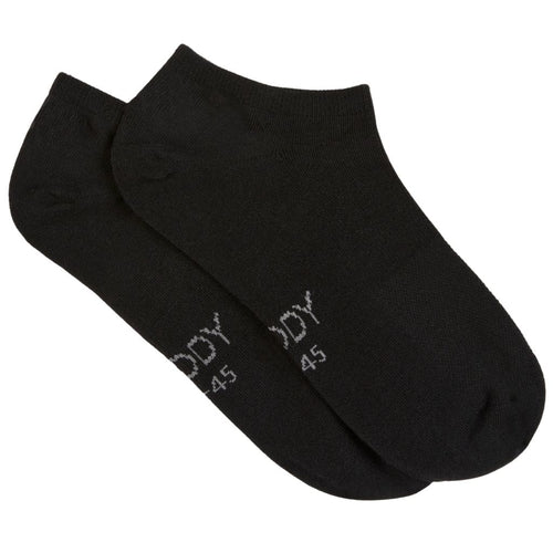 Boody Everyday No Show Socks Black S 34-40