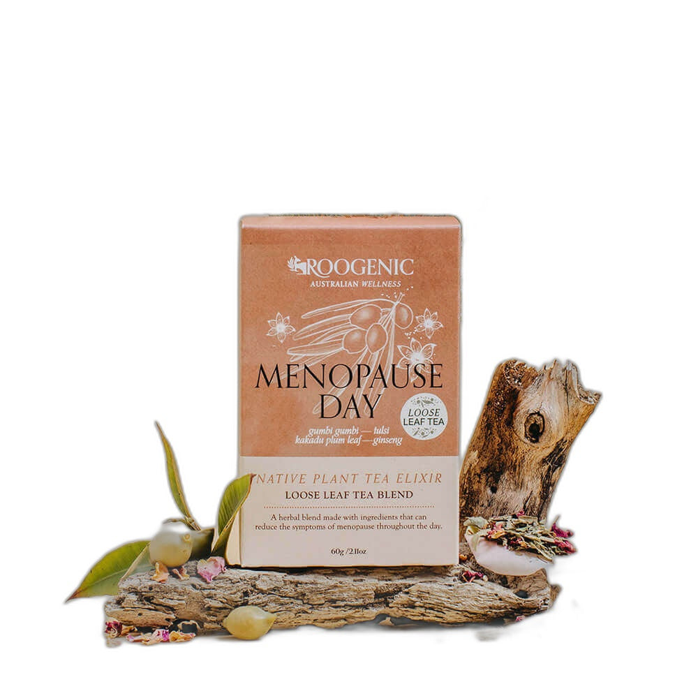 Roogenic Menopause Day Native Plant Tea Elixir Tea Bags 18-pack